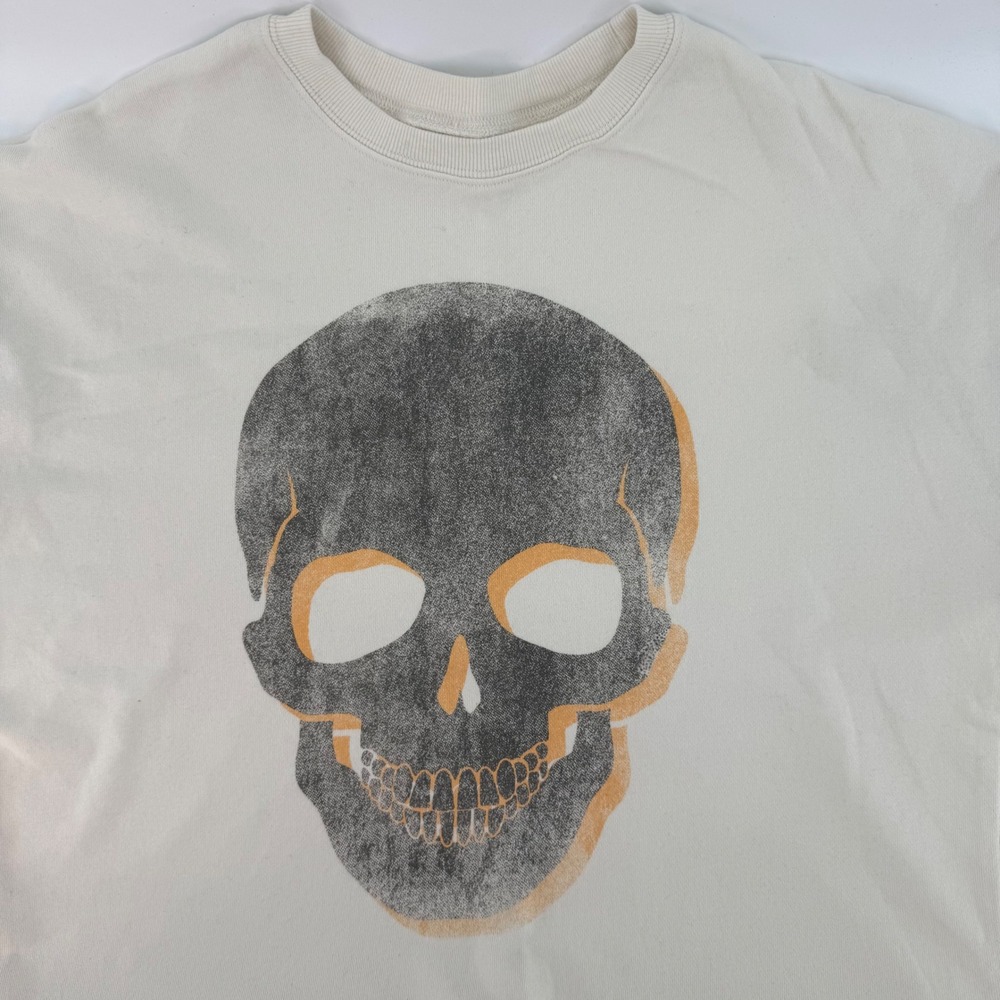 Grayson‎ Threads Skull Graphic Long Sleeve Oversize Sweatshirt Whimsigoth